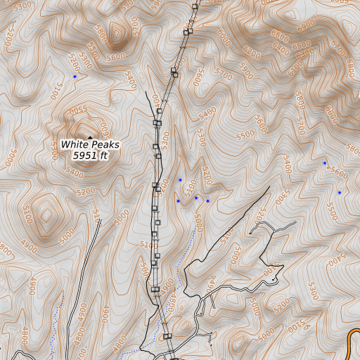 OpenTopoMap map of West Rustler Spring, AZ