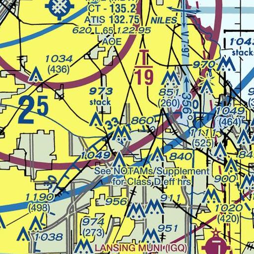 FAA VFR chart of Calumet Elementary School, IL