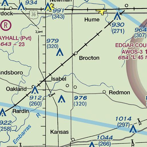 FAA VFR chart of Catfish Creek, IL