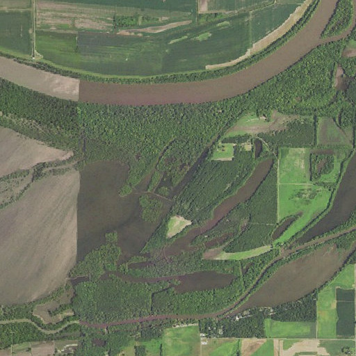 Aerial imagery of Chain Lake, IL