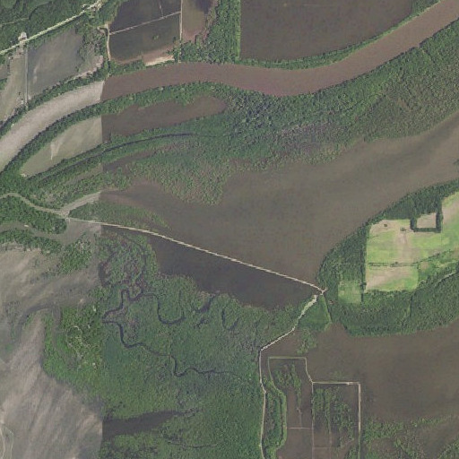 Aerial imagery of Chain Lake, IL