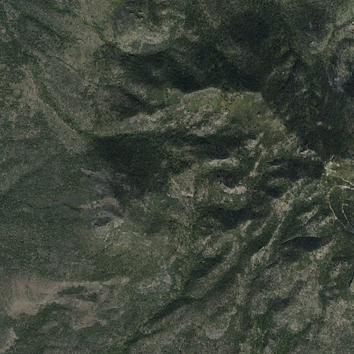 Aerial imagery of Bixler Saddle, AZ