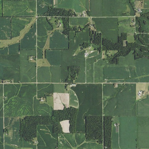 Aerial imagery of Coffman Bluff, IL