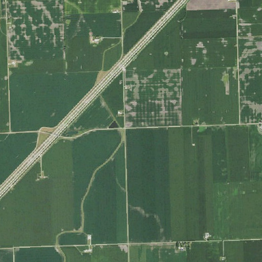 Aerial imagery of Danish School, IL