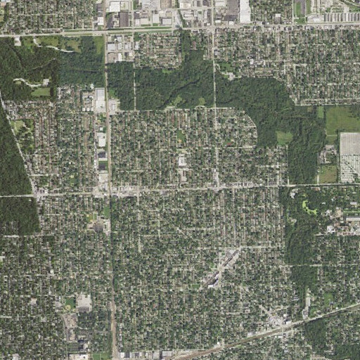 Aerial imagery of De Marillac School, IL