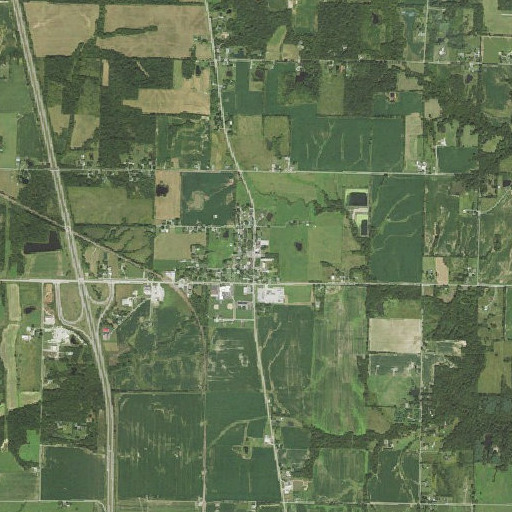 Aerial imagery of Dix, IL