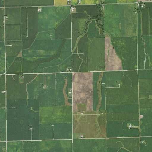 Aerial imagery of Down School (historical), IL
