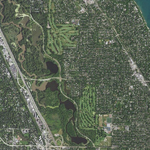 Aerial imagery of Edgewood Park, IL