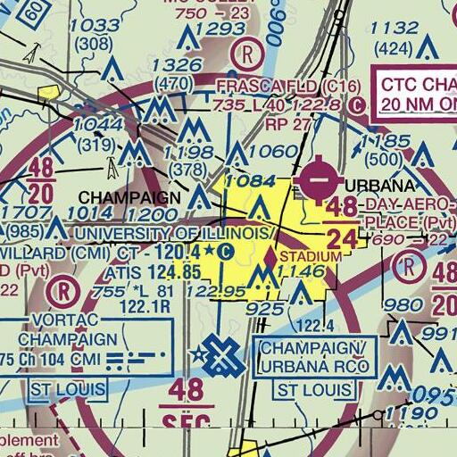 FAA VFR chart of Eisner Park, IL