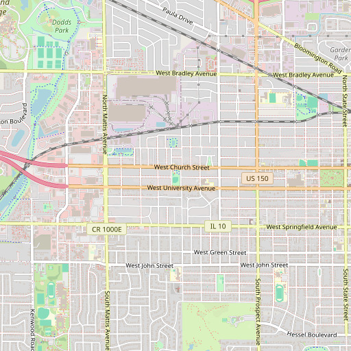 OpenStreetMap map of Eisner Park, IL