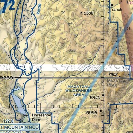 FAA VFR chart of Willow Spring, AZ