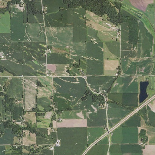 Aerial imagery of Enterprise School (historical), IL