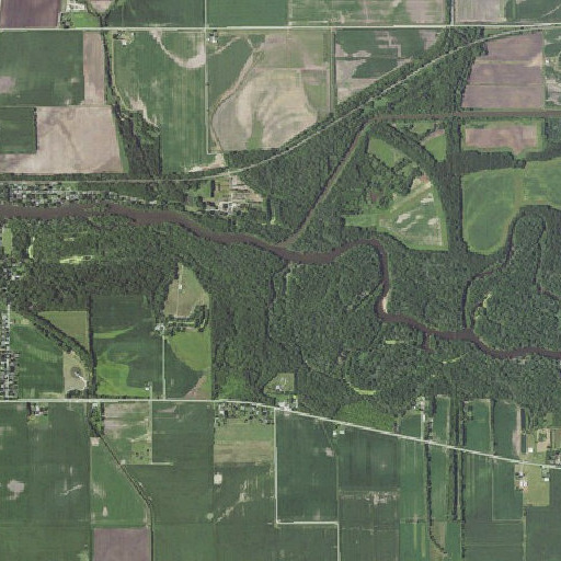 Aerial imagery of Essigs Point, IL