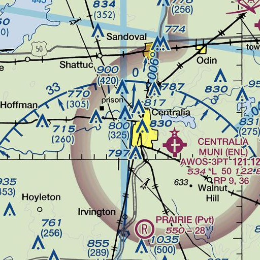 FAA VFR chart of Fairview Park, IL