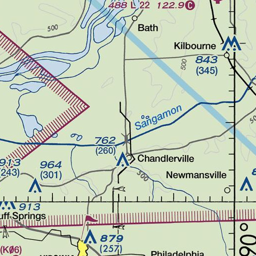 FAA VFR chart of Fish Creek, IL