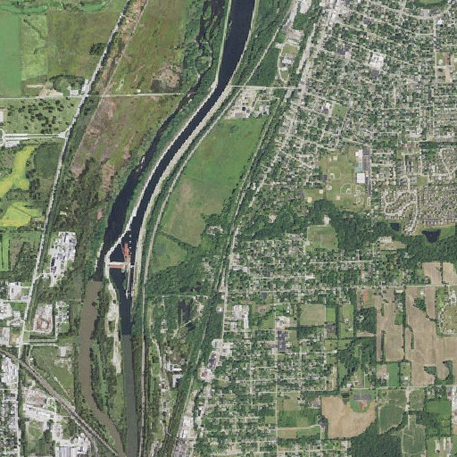 Aerial imagery of Fraction Run, IL