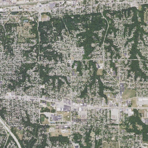Aerial imagery of George Washington Elementary School, IL