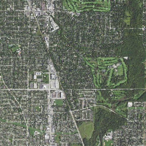 Aerial imagery of Golf, IL