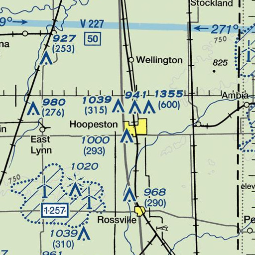 FAA VFR chart of John Greer Elementary School, IL