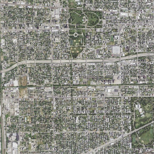 Aerial imagery of Gregory Elementary School, IL