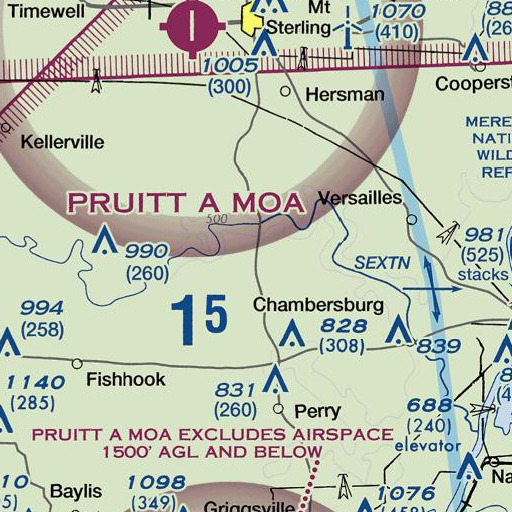 FAA VFR chart of Grove School (historical), IL