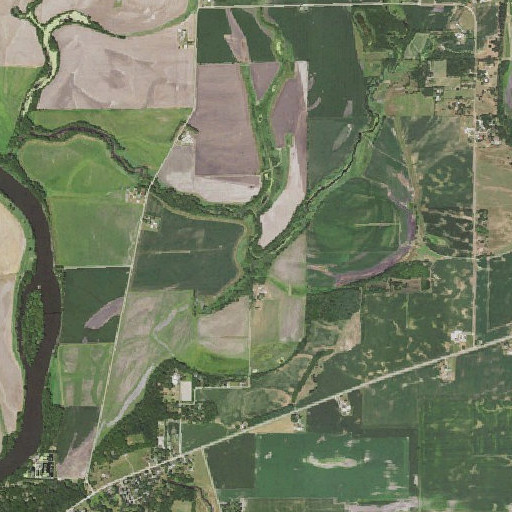 Aerial imagery of Hackberry Slough, IL