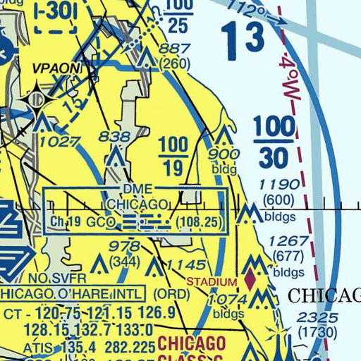 FAA VFR chart of Hamlin Park, IL