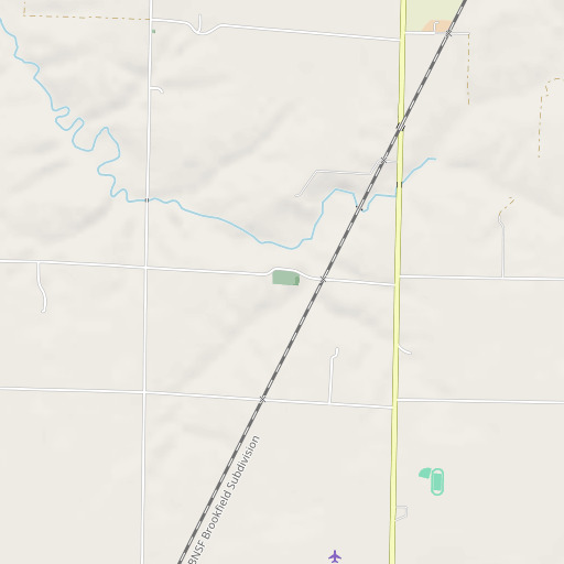 OpenStreetMap map of Hebron Cemetery, IL