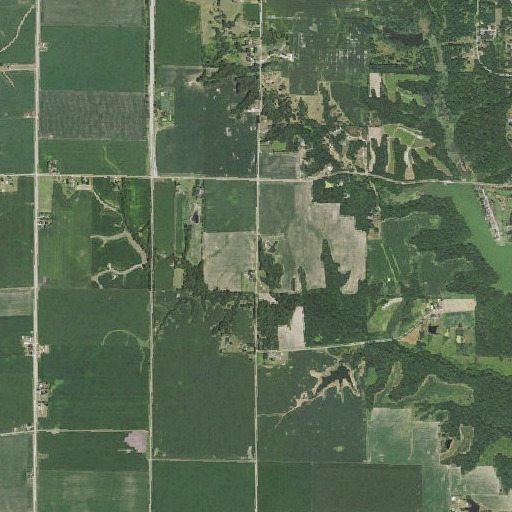Aerial imagery of Heller School (historical), IL