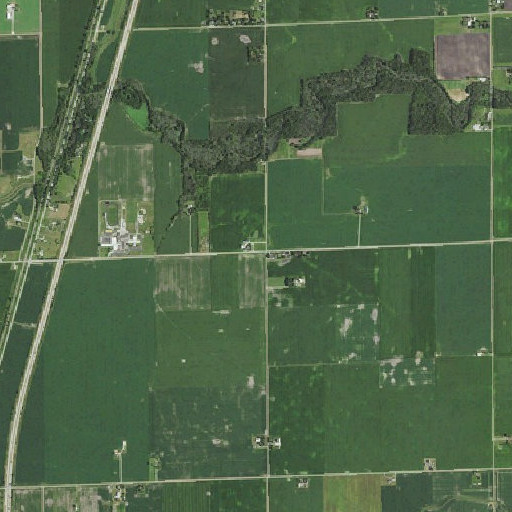 Aerial imagery of Heller School (historical), IL