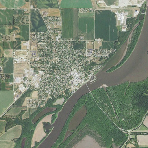 Aerial imagery of Henry, IL
