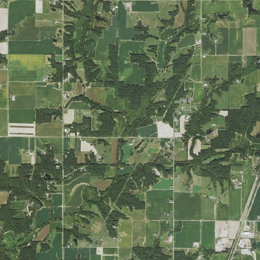Aerial imagery of Henry Creek, IL