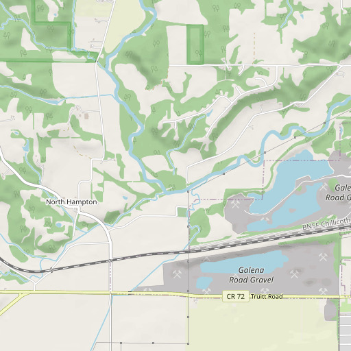 OpenStreetMap map of Henry Creek, IL