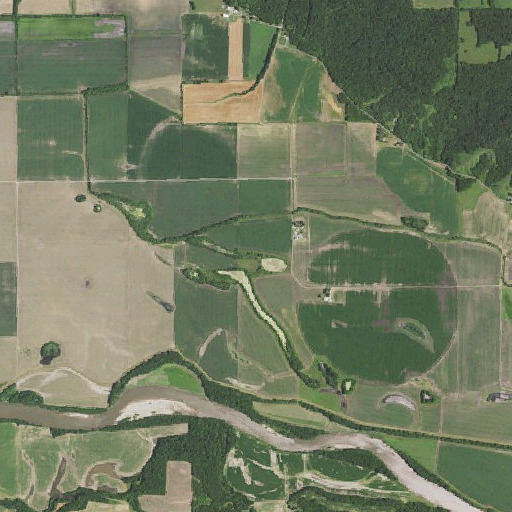 Aerial imagery of Herget Bottoms, IL