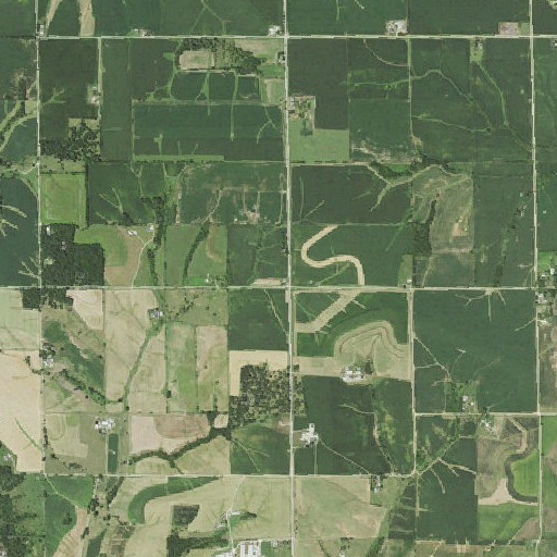 Aerial imagery of Hershey School (historical), IL