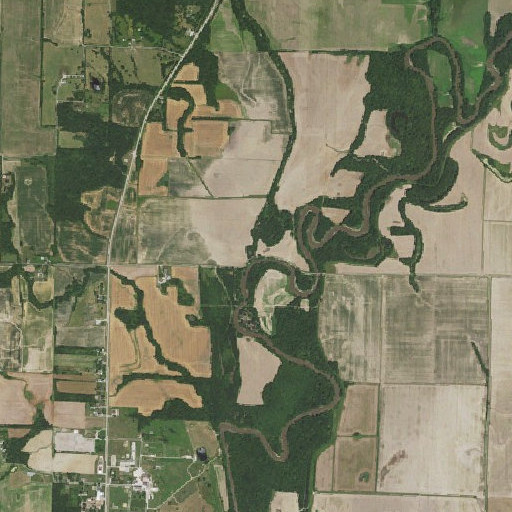 Aerial imagery of Hoffman Creek, IL