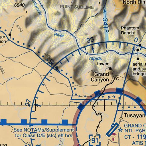 FAA VFR chart of Dripping Spring, AZ