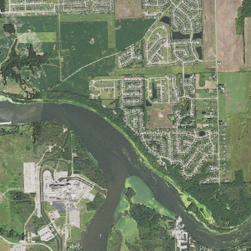 Aerial imagery of Kankakee Bluffs, IL