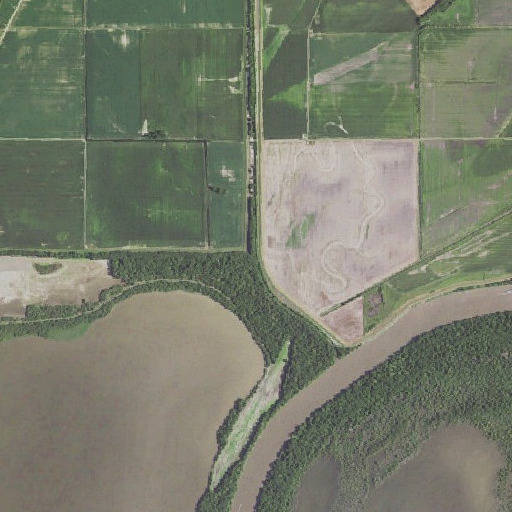 Aerial imagery of Kerton Creek, IL
