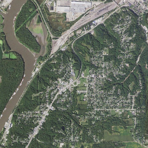 Aerial imagery of La Salle Elementary School, IL