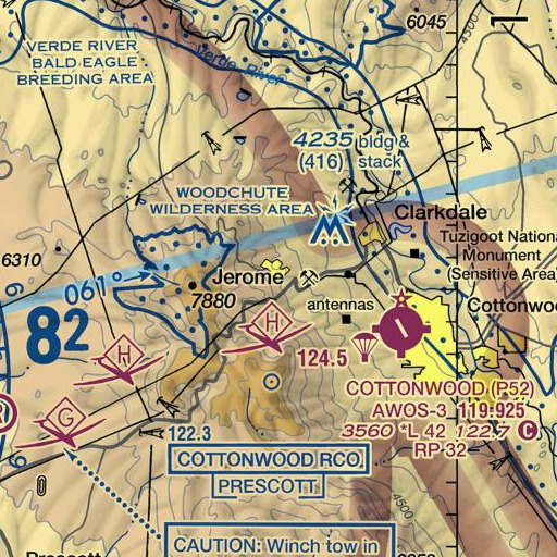 FAA VFR chart of Daisy, AZ