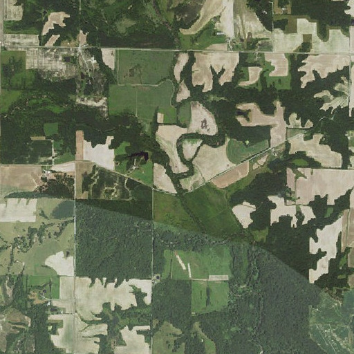 Aerial imagery of Long Creek, IL