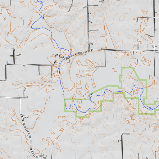 OpenTopoMap map of Long Lake, IL