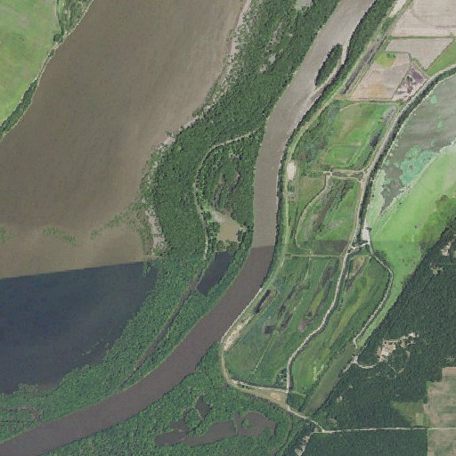 Aerial imagery of Lost Lake, IL