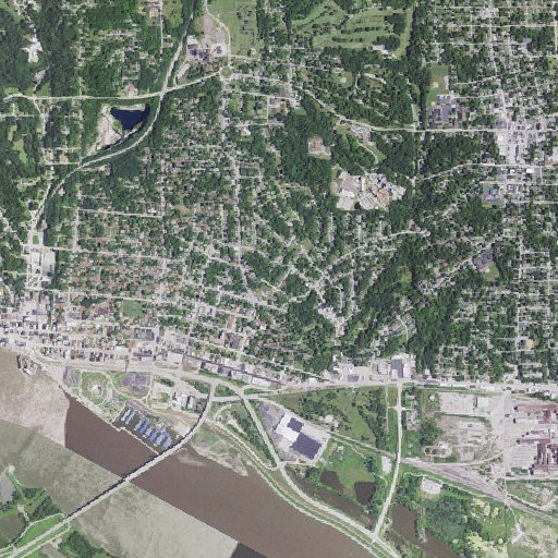 Aerial imagery of Lovejoy Elementary School, IL