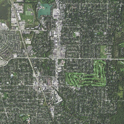 Aerial imagery of Lyon Elementary School, IL