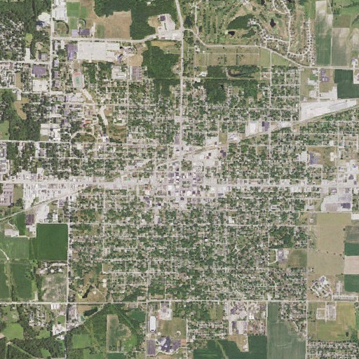 Aerial imagery of Macomb, IL