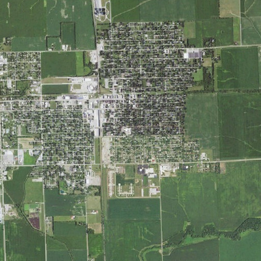 Aerial imagery of Maple Elementary School, IL