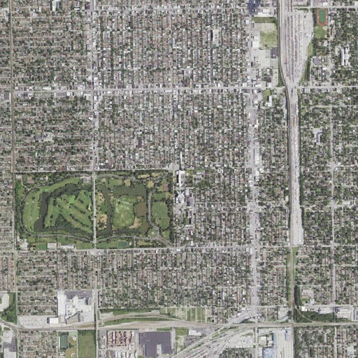 Aerial imagery of Maria High School, IL