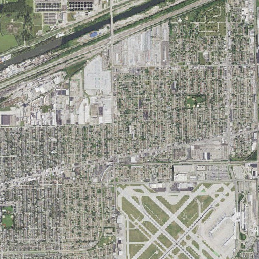 Aerial imagery of Twain Elementary School, IL